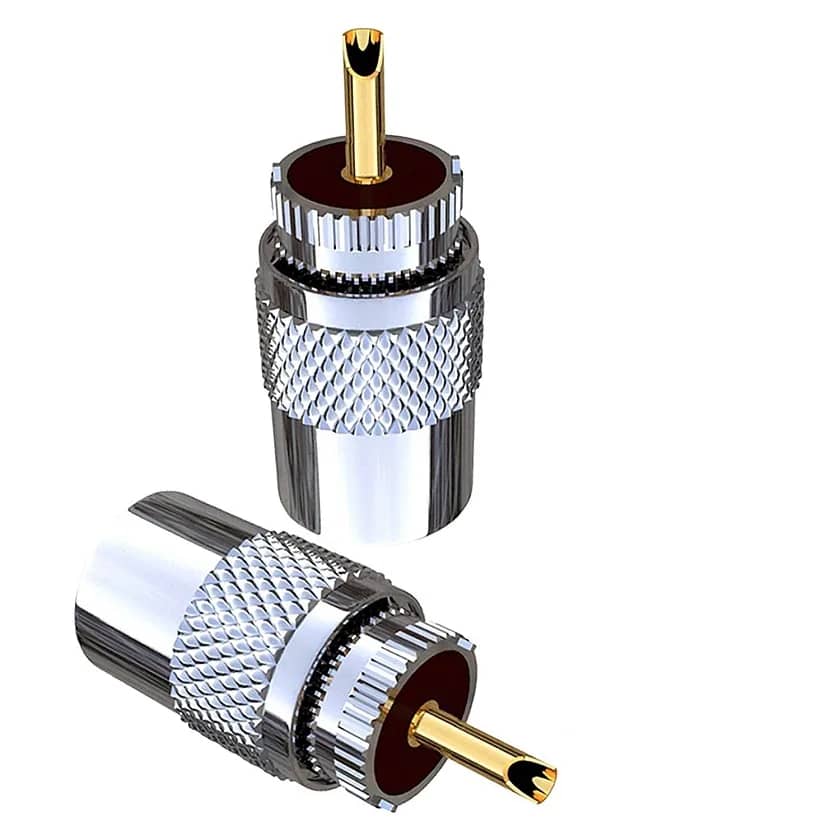 کانکتور سرکابلی UHF (سری PL/SO-239) نری پیچی برای RG213