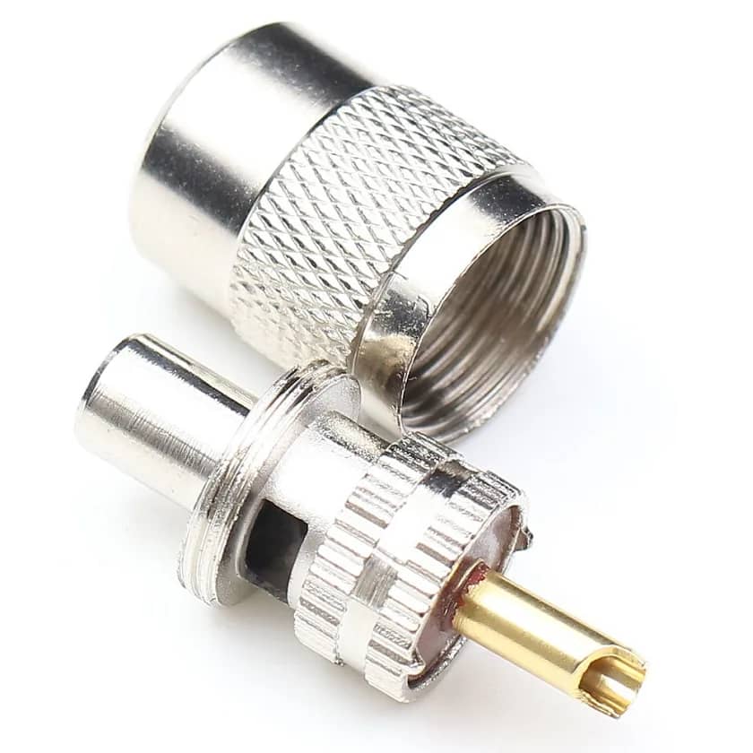 کانکتور سرکابلی UHF (سری PL/SO-239) نری پیچی برای RG58