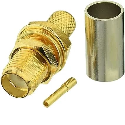 کانکتور سرکابلی SMA مادگی پرسی برای RG58