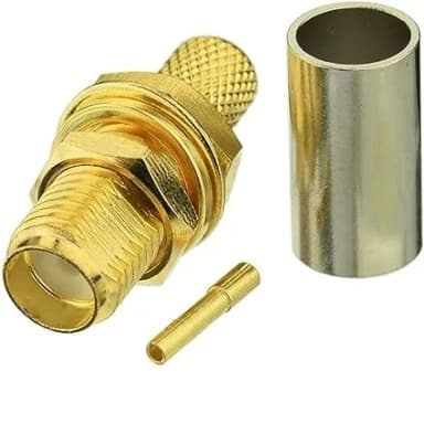 کانکتور سرکابلی SMA مادگی پرسی برای RG58
