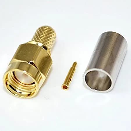 کانکتور سرکابلی SMA نری پرسی برای RG58
