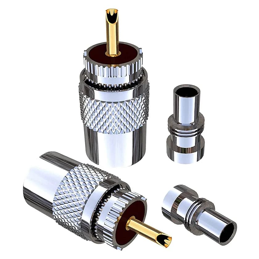 کانکتور سرکابلی UHF (سری PL/SO-239) نری پیچی برای RG58