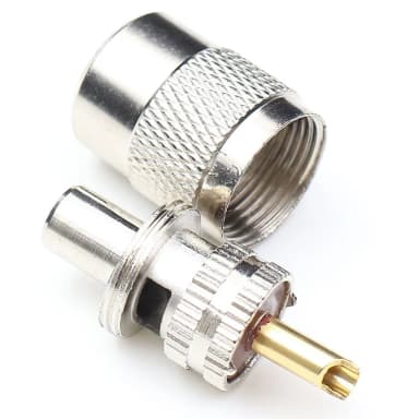 کانکتور سرکابلی UHF (سری PL/SO-239) نری پیچی برای RG58