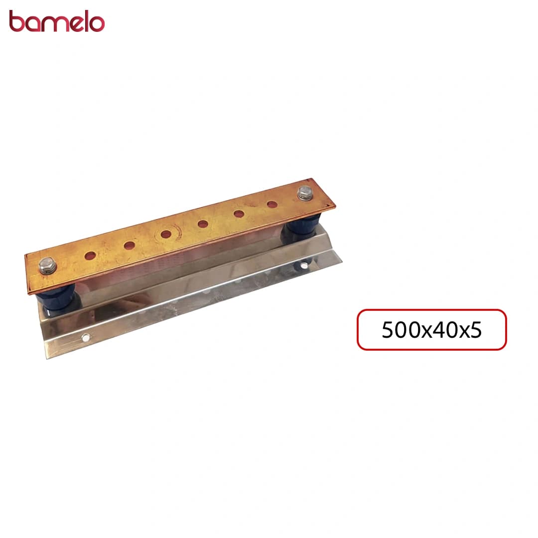 ارت بار مس قلع اندود 500x40x5