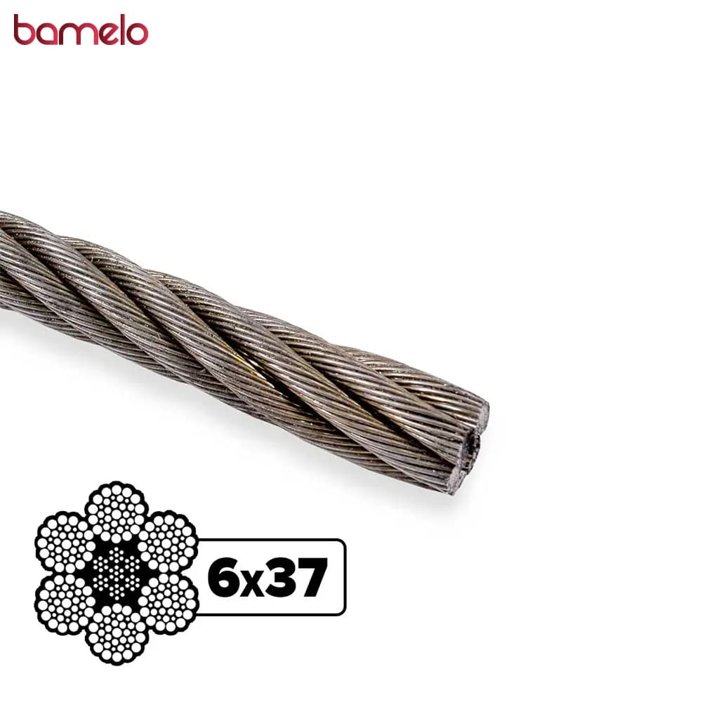 سیم بکسل فولادی 37*6