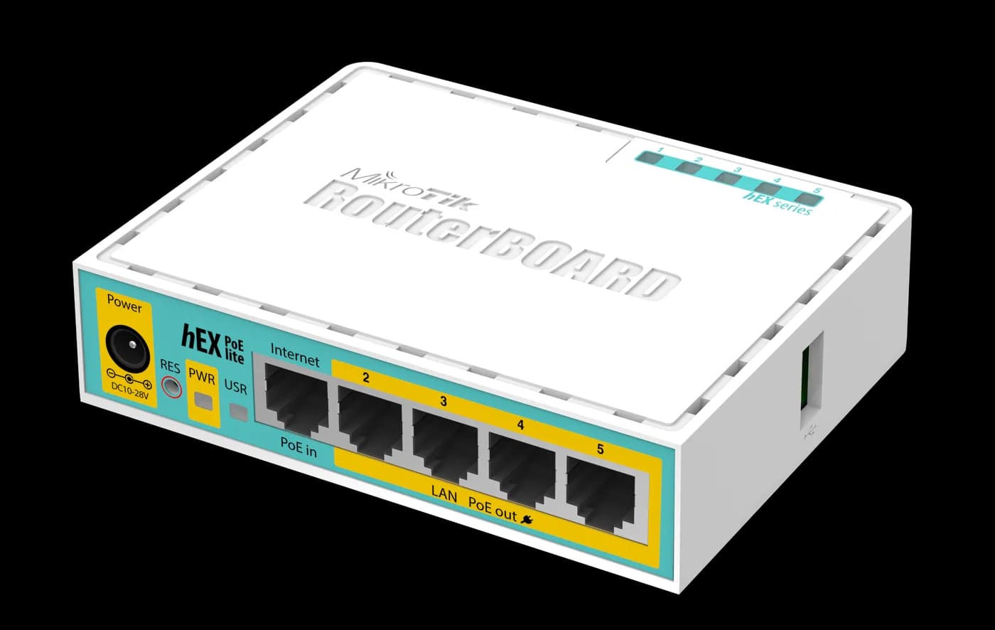 روتر میکروتیک hEX PoE lite