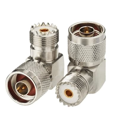 کانکتور تبدیل N-Type نری به UHF (سری PL/SO-239) مادگی (رایت انگل)