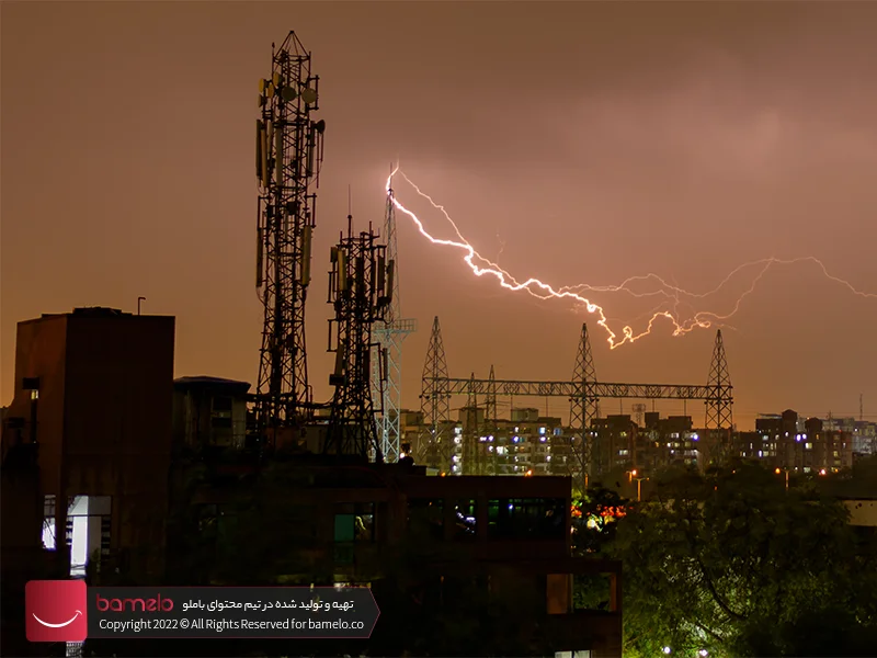 توجه‌به مقاومت دکل صاعقه‌گیر در برابر زنگ‌زدگی و خوردگی