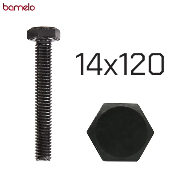 پیچ شش‌گوش 120×14 تمام‌دنده