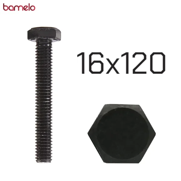پیچ شش‌گوش 120×16 تمام‌دنده
