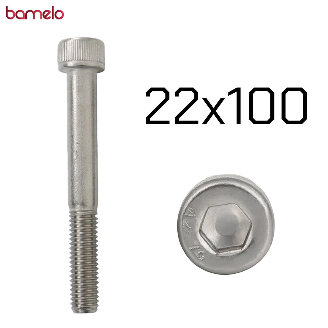 پیچ آلن با سر نیم‌دنده 22x100